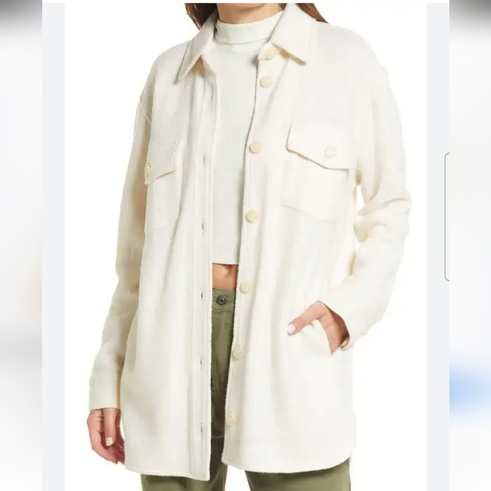 NWT Thread Supply Cream Button-Up Jacket NWT - image 1